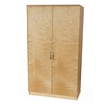 Wood Designs 61H x 31 W x 26D Mobile Teachers Locking Wardrobe Cabinet (990411)