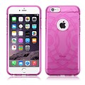 Insten Echo Gel Cover Case For Apple iPhone 6 Plus/6s Plus - Hot Pink (2162993)