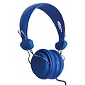 Hamilton Buhl™ FV-BLU TRRS Over-the-Head Stereo Headset with In-Line Microphone, Blue