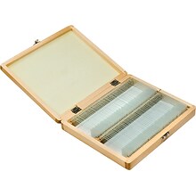 Barska Prepared Microscope Slides 100pcs With Wood case (AF11944)