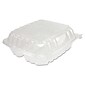 Dart ClearSeal Hinged-Lid Plastic Containers, Clear, Plastic, 125/Pack, 2 Packs/Carton (DCCC90PST3)