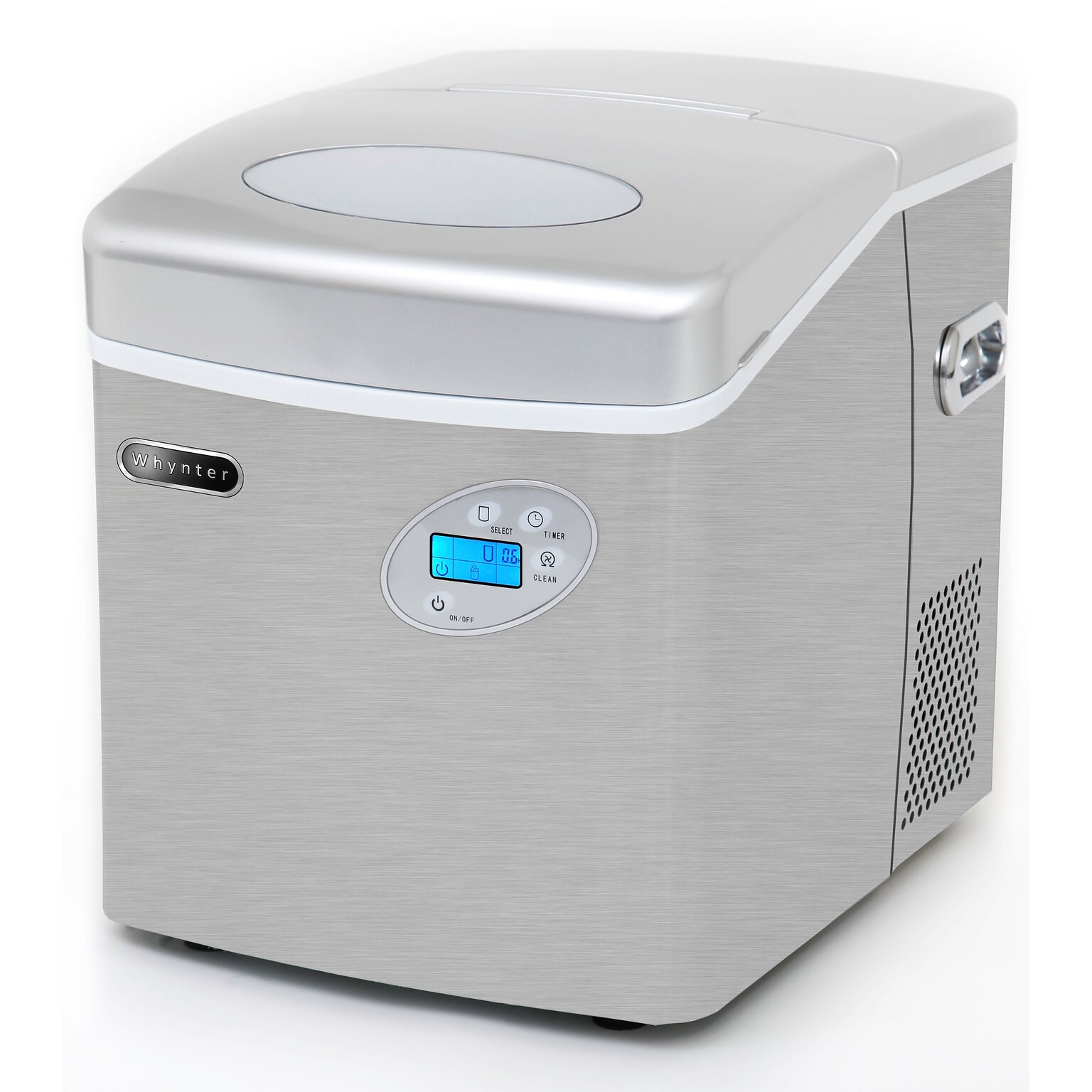 Whynter Portable Ice Maker with Direct Water Connection 49 lb Capacity Stainless Steel (IMC-491DC)