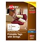 Avery Blank Price, Gift & Merchandise Printable Tag, 2" x 3-1/2", White, 8 Tags/Sheet, 12 Sheets/Pack, 96 Tags/Pack (22802)