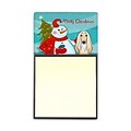Carolines Treasures  Snowman With Afghan Hound Sticky Note Holder (CRLT86820)