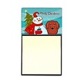 Carolines Treasures  Snowman With Longhair Red Dachshund Sticky Note Holder (CRLT87126)