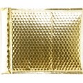 LUX Glamour Bubble Mailers - 8 1/2 x 11 1/4 500/Box, Gold Glamour Bubble (SBM851125-500)