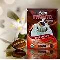 FUERTE® Pronto® Decaffeinati™ Drip Bag Organic Arabica Coffee, Natural Cinnamon Flavor Decaf, Pack of 18 (PDC-11)