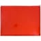 JAM Paper® Plastic Expansion Envelopes with Zip Closure, Letter Booklet, 9.75 x 13, Red, 12/Pack (21