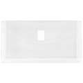 JAM Paper® #10 Plastic Envelopes with Hook & Loop Closure, 1 Expansion, 5.25 x 10, Clear Poly, 12