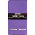 JAM Paper® Paper Table Cover with Plastic Lining, Purple Tablecloth, Sold Individually (291323335)