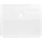 JAM Paper® Plastic 3 Hole Punch Binder Envelopes, Hook & Loop Closure, 1 Expansion, Clear, 12/Pack