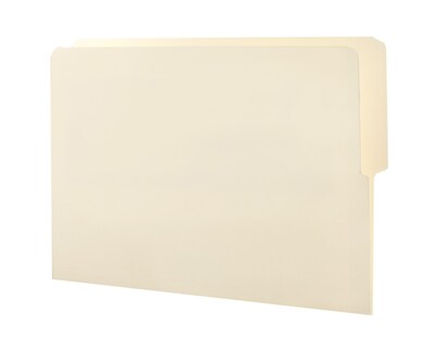 Smead Standard Reinforced File Folder, End Tab, Letter Size, Manila, 100/Box (24127)