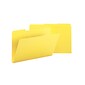 Smead Pressboard File Folder, 1/3-Cut Tab, 1" Expansion, Legal Size, Yellow, 25/Box (22562)