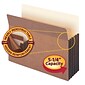 Smead TUFF Redrope File Pockets, 5-1/4" Expansion, Letter Size, Brown, 10/Box (73390)