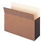 Smead TUFF Redrope File Pockets, 5-1/4" Expansion, Letter Size, Brown, 10/Box (73390)