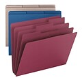 Smead File Folder, 3 Tab, Letter Size, Assoted Colors, 3/Box (85785)