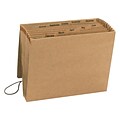Smead Expanding File, Monthly (Jan.-Dec.), 12 Pockets, Flap and Cord Closure, Letter Size, Kraft (70