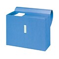 Smead® Letter Recycled Expanding File with 10-1/2 Expansion; Blue
