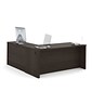 Bestar® Embassy 71"W L-shaped Desk in Dark Chocolate (60892-79)
