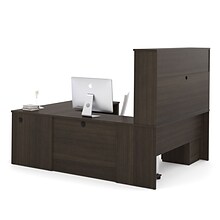 Bestar® Embassy 71 U-shaped Desk, Dark Chocolate (60897-79)