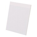 Ampad Glue Top Ruled Pads, Wide Rule, Letter Size, White, 50-Sheet Pads/Pack, Dozen (21-112)