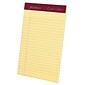 Ampad Gold Fibre, 5" x 8", Canary, Perforated Notepad, Medium Ruled, 4/Pack