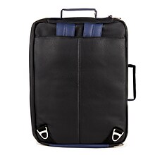Lennca Quadra Blue Black Laptop Backpack Messenger Bag 15.4 Inch (LENLEA081)
