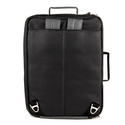 Lennca Quadra Gray Black Laptop Backpack Messenger Bag 15.4 Inch (LENLEA083)