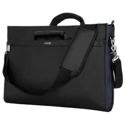 Lencca Brink Black Laptop Shoulder Crossbody Bag 15.4 Inch (LENLEA112)