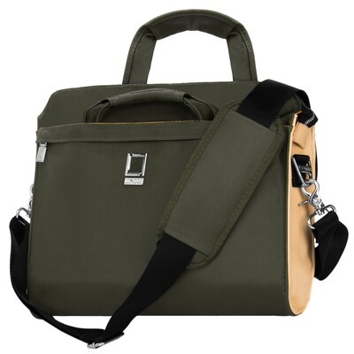 Lencca Capri Green Laptop Shoulder Crossbody Bag  13.3 Inch (LENLEA121)