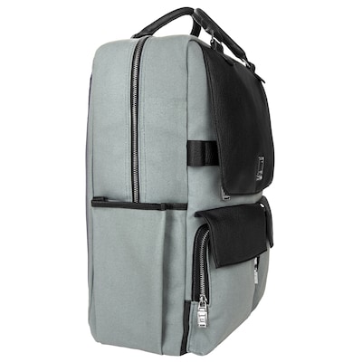 Lencca Novo Gray Laptop Crossover Shoulder Bag 15.6 Inch (LENLEA814)