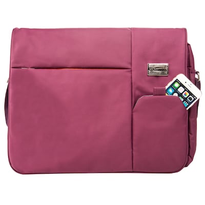 Vangoddy Italey Laptop Messenger Bag (Purple)