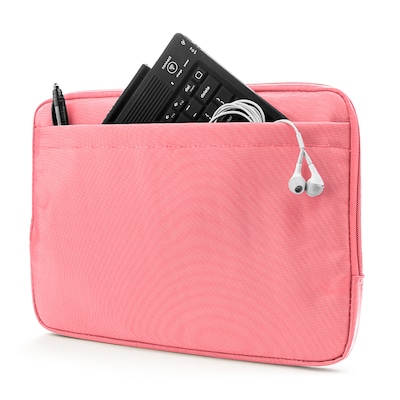 Vangoddy Jam Nylon Laptop Protector Sleeve 15.6" Pink