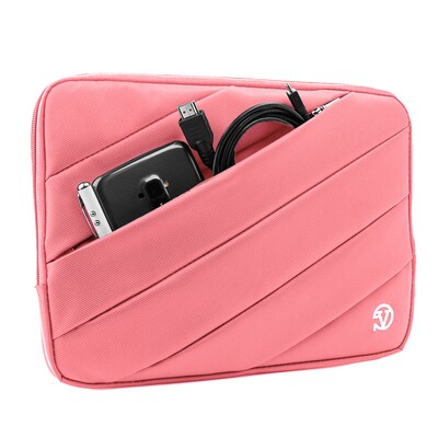 Vangoddy Jam Nylon Laptop Protector Sleeve 15.6" Pink