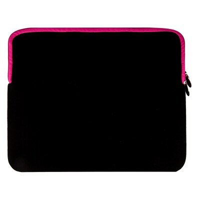 Vangoddy Neoprene Laptop Protector Sleeve Fits up to 15 Laptops (Black with Pink Trim)