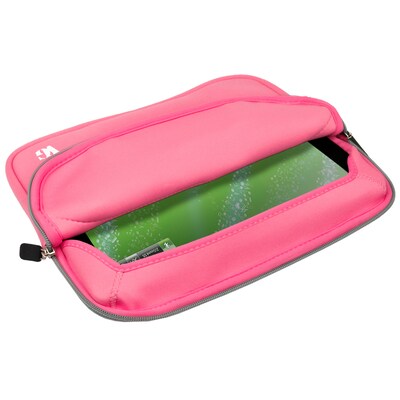 Vangoddy Laptop Carrying Sleeve with Front Pocket Fits up to 17" Laptops (Pink)