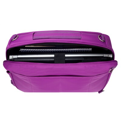 Vangoddy Bonni 2 in 1, 15.6" Laptop Protector Shoulder Bag Backpack (Purple)