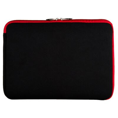 Vangoddy Neoprene Laptop Carrying Sleeve Fits up to 14 Laptops (Black with Red Trim)