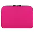 Vangoddy Neoprene Laptop Carrying Sleeve Fits up to 13 Laptops (Pink with Gray Trim)