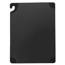 San Jamar 6 W x 9 D Cutting Board, Black