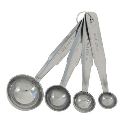 Crestware Stainless Steel Measuring Spoon Set (85601)
