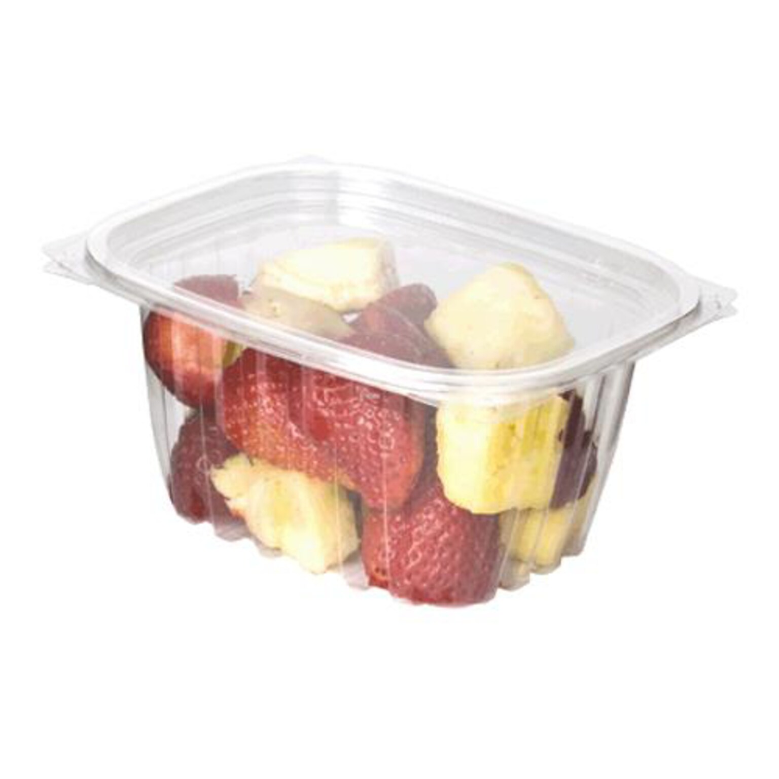 Eco-Products 16 oz. PLA Rectangular Deli Containers with Lids, 5-7/8 L x 4-7/8 H X 3 D, Clear, 300/Pack (EP-RC16)