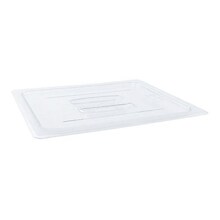 Cambro 1/2 Size Camwear® Cover, 1 H x 10 3/7 W x 12 7/9 D, Clear (20CWCH135)