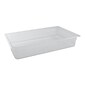 Cambro 4" Deep Full Size Clear Food Pan, 20 7/8" x 12 3/4" (14PP190)