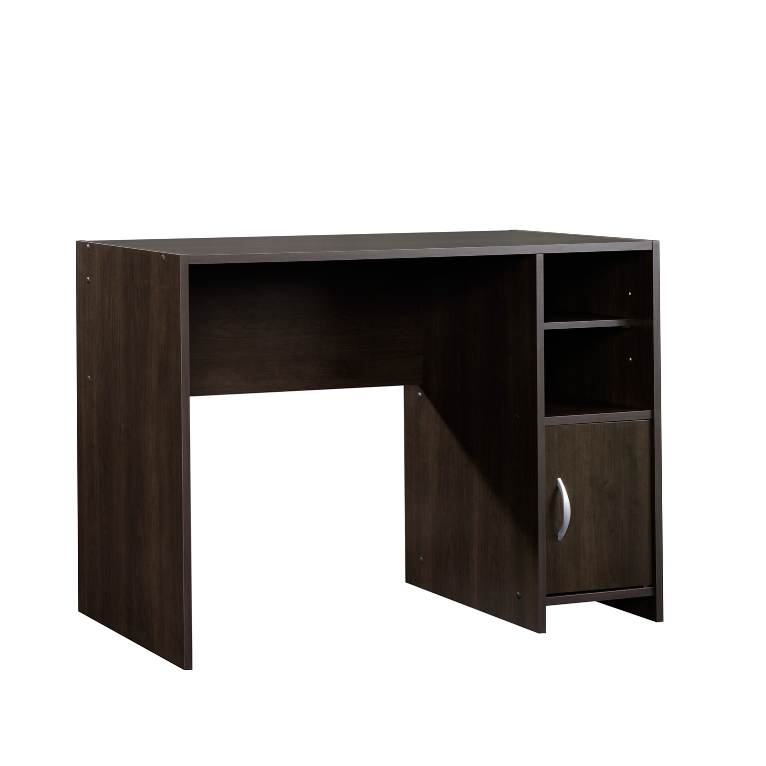 Sauder Beginnings 41W Desk with Adjustable Shelf, Cinnamon Cherry (415817)