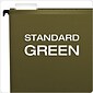 Pendaflex® SureHook® 5-Tab Hanging File Folders, Letter Size, Green, 20/Box (6152 1/5)