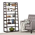 Simpli Home Acadian 4-Shelf 63H Wood/Veneer Bookcase, Tobacco Brown (AXSS008KD)