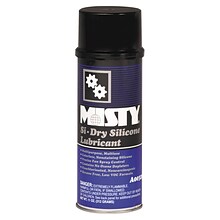 Misty Si-Dry Silicone Spray Lubricant, Aerosol Can, 11oz, 12/carton