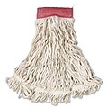 Rubbermaid® Microfiber Web Foot Wet Mop, , Large, White,  5, 6/Count