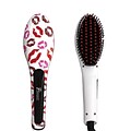 Pursonic® Electric Hair Straightener Brush, Lips Print (HBS180)